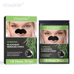 Coazon Charcoal Blackhead Peel Off Removal mask Deep Cleansing Pore Unclogging strips nose and chin blackhead strips for women