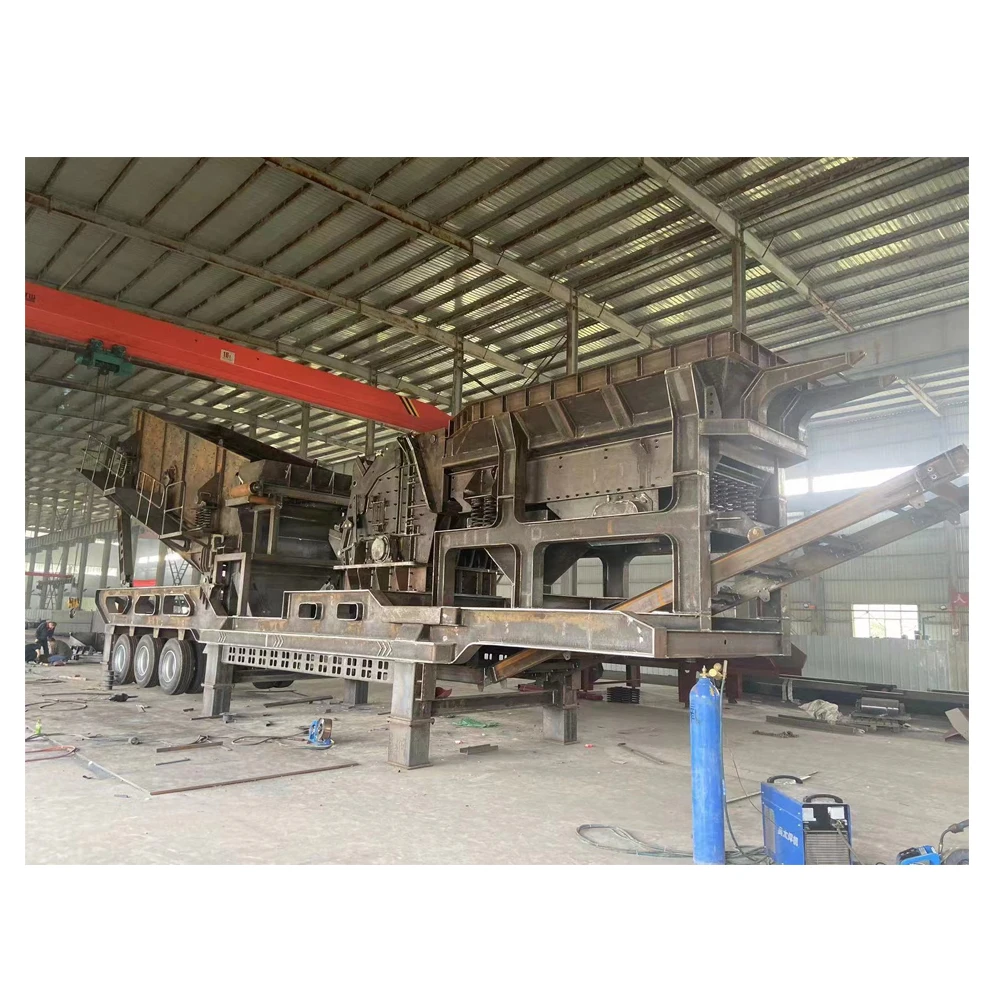 Complete Portable Crushing Plant Price, Quarry Mobile Granite Limestone Gravel Jaw Crusher, Aggregate Rock Stone Mobile Crusher