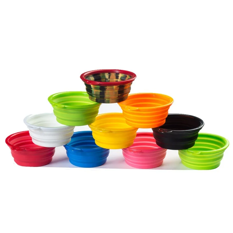 OEM Factory Price Chewy Large Silicone Travel Pet Bowl For Dog