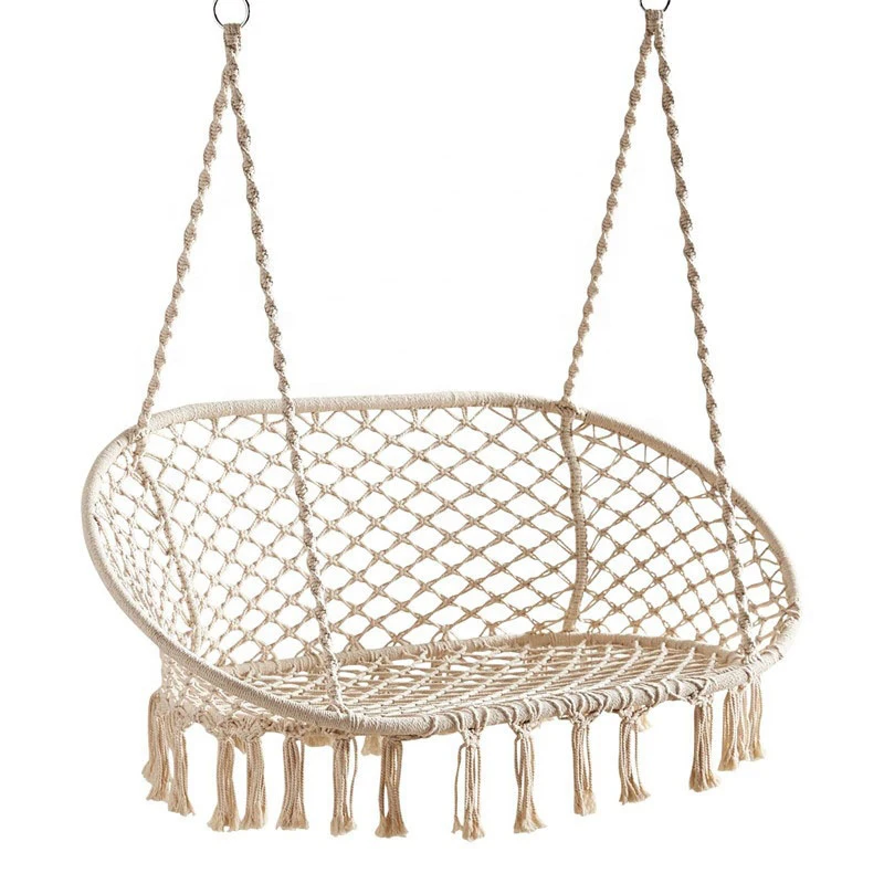 Hold Up to 530 LBS Double Swing Hanging Chair for Yard, Bedroom, Patio, Porch, Indoor, Outdoor