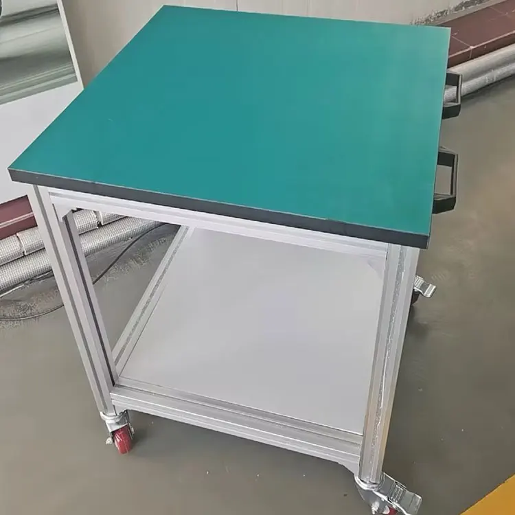 Langle  4040 extrusion aluminum profile Modular frame cart shelf Industrial aluminum extrusion profiles 4040 for trolley