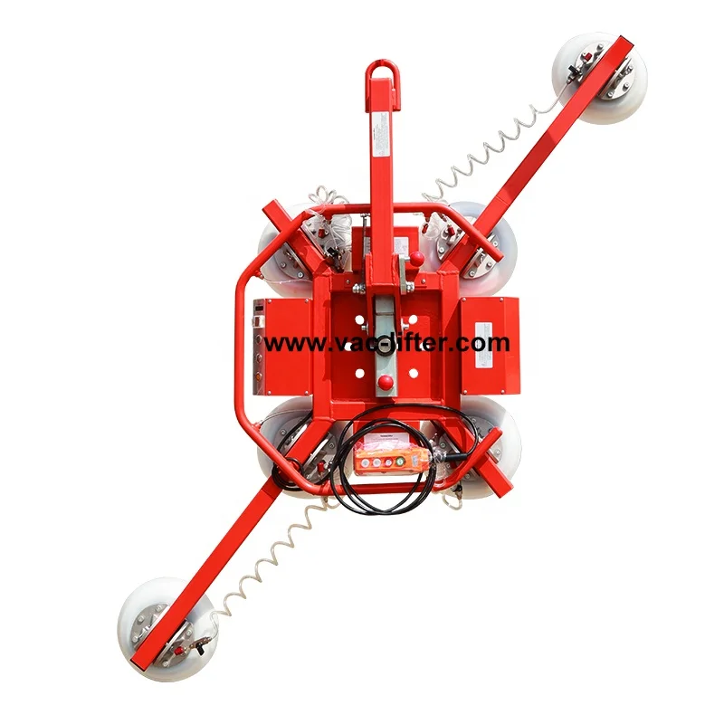 X Shape Electric Automatic Suction Cups Vacuum Lifter Suction Lifter With vacuum pressure automatic supply system