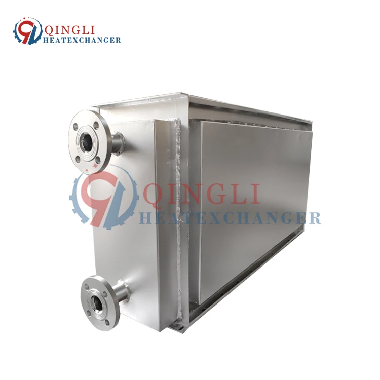 Industrial Stainless Steel Finned Water Air Heater for Drying Process