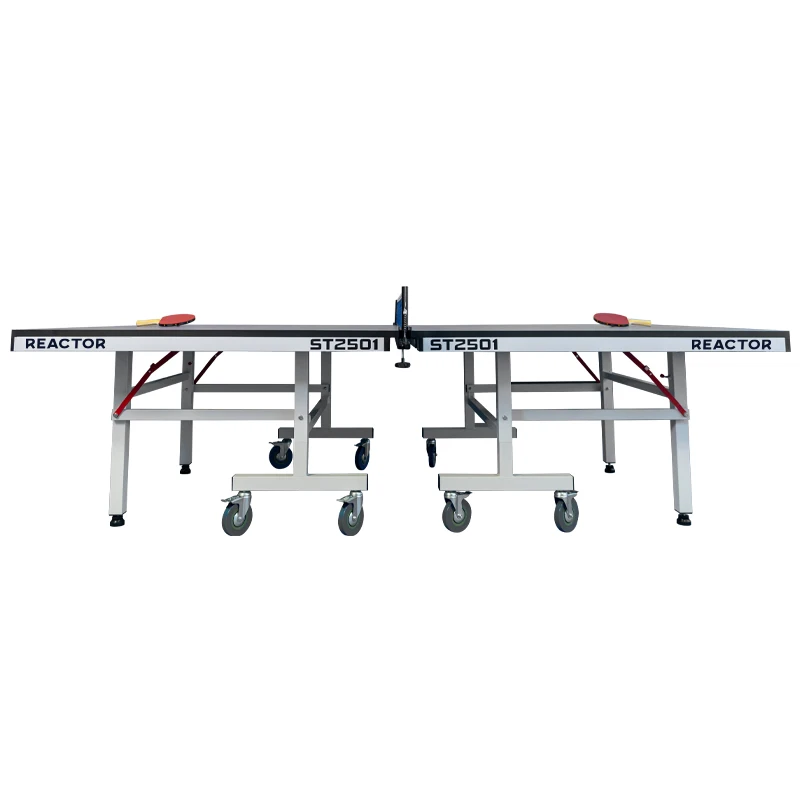 25mm Professional Outdoor Table Tennis Tables with Quick Clamp Ping Pong Net 10 Minute Easy Assembly Ping Pong Table