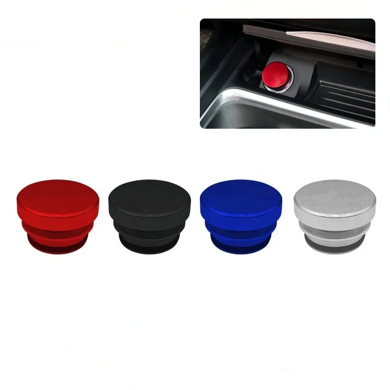 Universal Car CNC Oil Filler Plug HAT Cigarette lighter dust cover aluminum