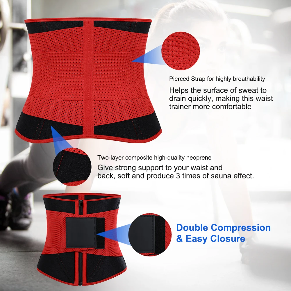 
Factory Price High Waist Lady Neoprene Waist Trainer To Work Out Invisible Quality Waist Shaper Slimming Belt 