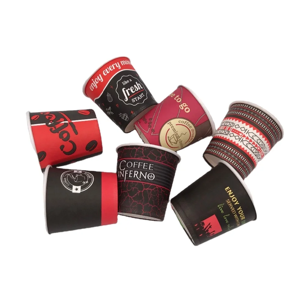 
Disposable Paper Cup Buy Paper Cups Biodegradable PLA PE Coating Paper Compostable Coffee Cup 