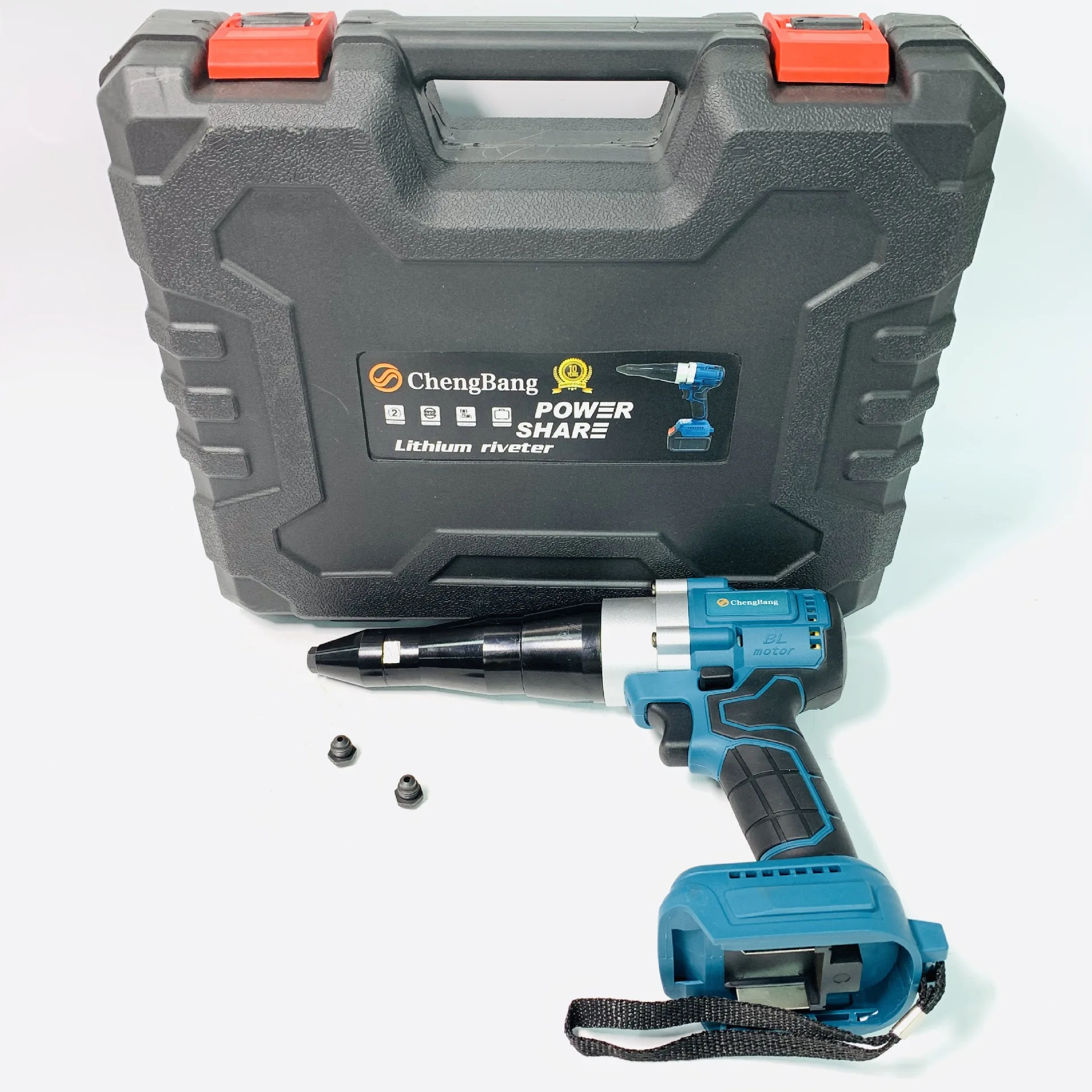 20V Portable Rechargeable Lithium Cordless Riveting Gun Brushless Automatic Electric Blind Riveter 2.4-5mm Electric Rivet Gun 05