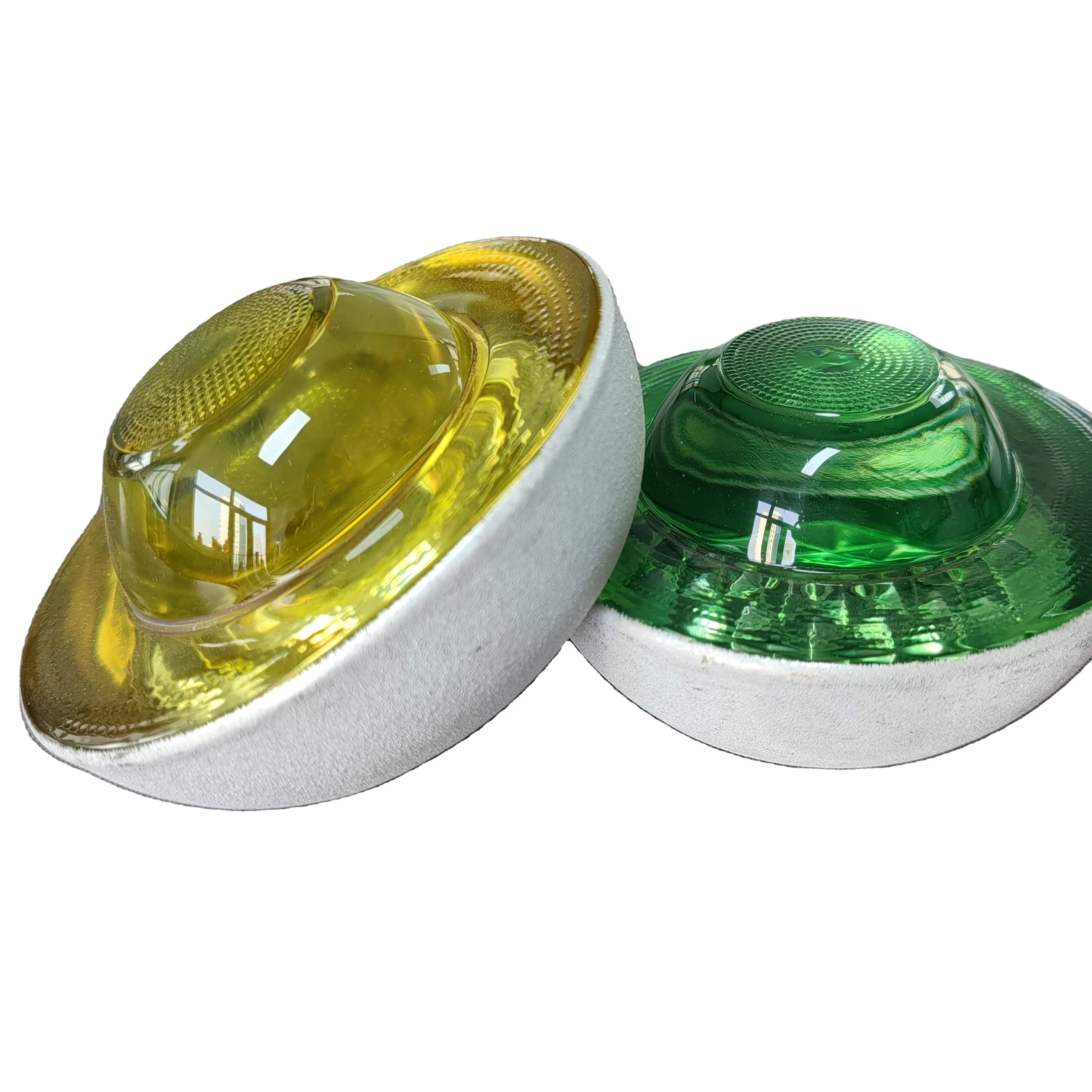 Solar Waterproof LED Global Road Stud  6 Ceramic Road Markers Pavement Reflectors Products Reflective Glass Stud