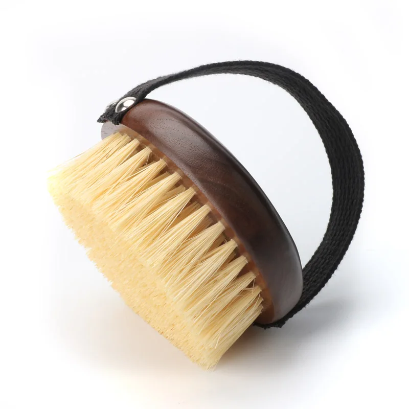 Luxurious Walnut Wood Natural Sisal Bristles Body Brush