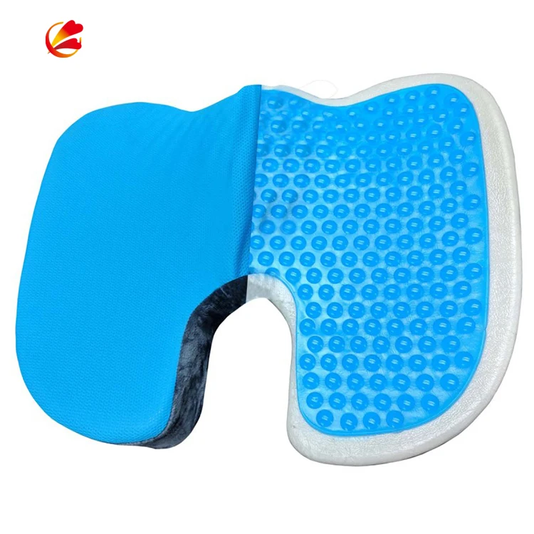 Coccyx Orthopedic Gel enhanced Memory Foam Cool Gel Seat Cushion