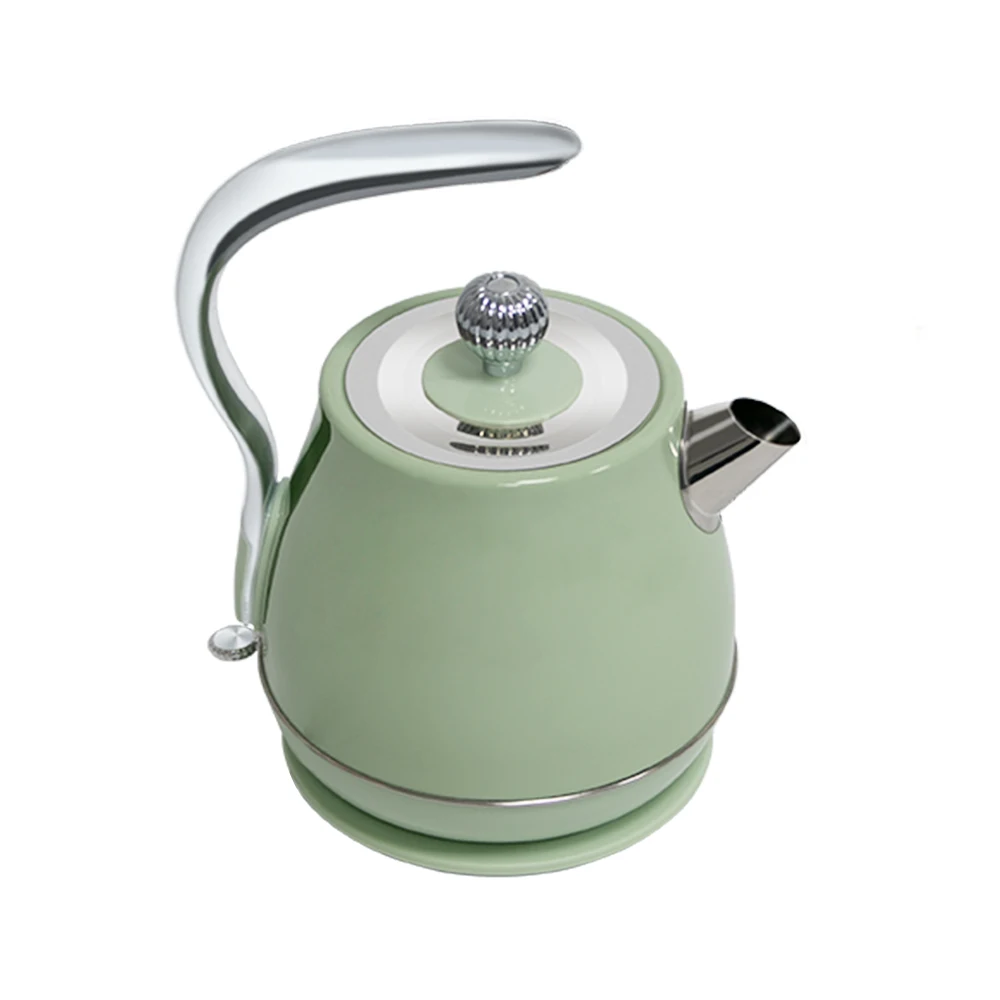 New Kitchen Appliances 1.8L Colourful Stainless Steel Electric Tea Kettle Double Layer Portable Electric Kettle