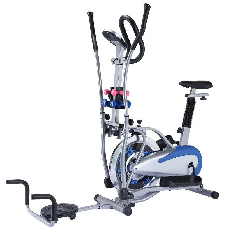 Exercise Bike Magnetic Gym Equipment Sport Cross Trainer Bicycle Elliptical Bike With Twister And Push Up With Seat