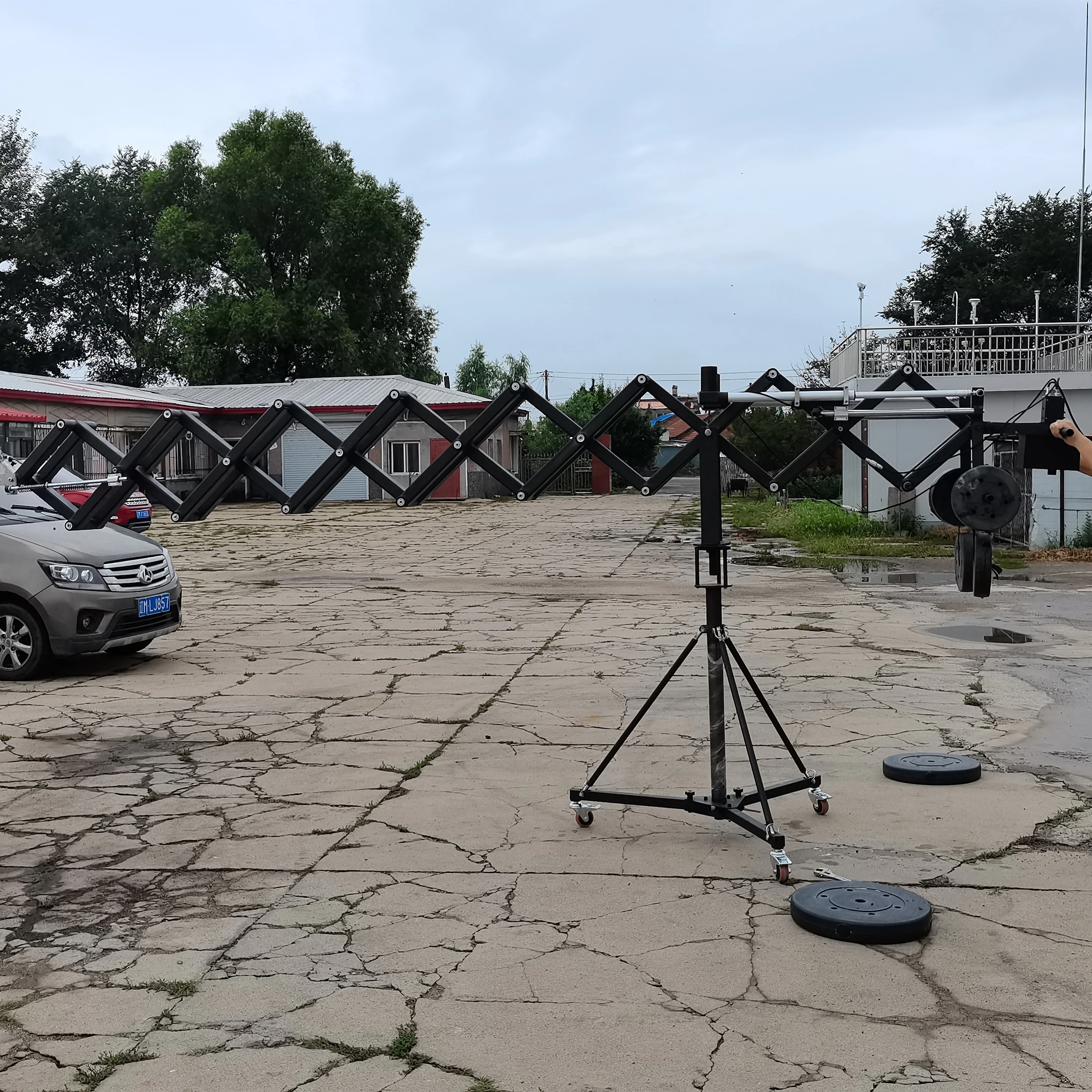 Professional Digital Motorized Telescopic Crane For Camera 5.5 Meters
