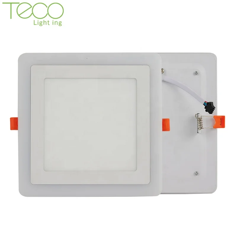Commercial residential smd aluminum 3000k 4000k 6000k lamp 6 watt round square ip44 led ceiling light  panel