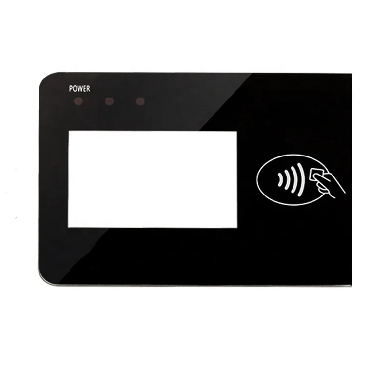 Умный сенсорный выключатель стеклянная панель устойчивая к давлению трафаретная печать закаленная