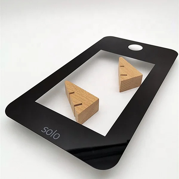 0.5mm 0.7mm 1.0mm 2mm 3mm Customized cut corning gorilla tempered glass with black printing