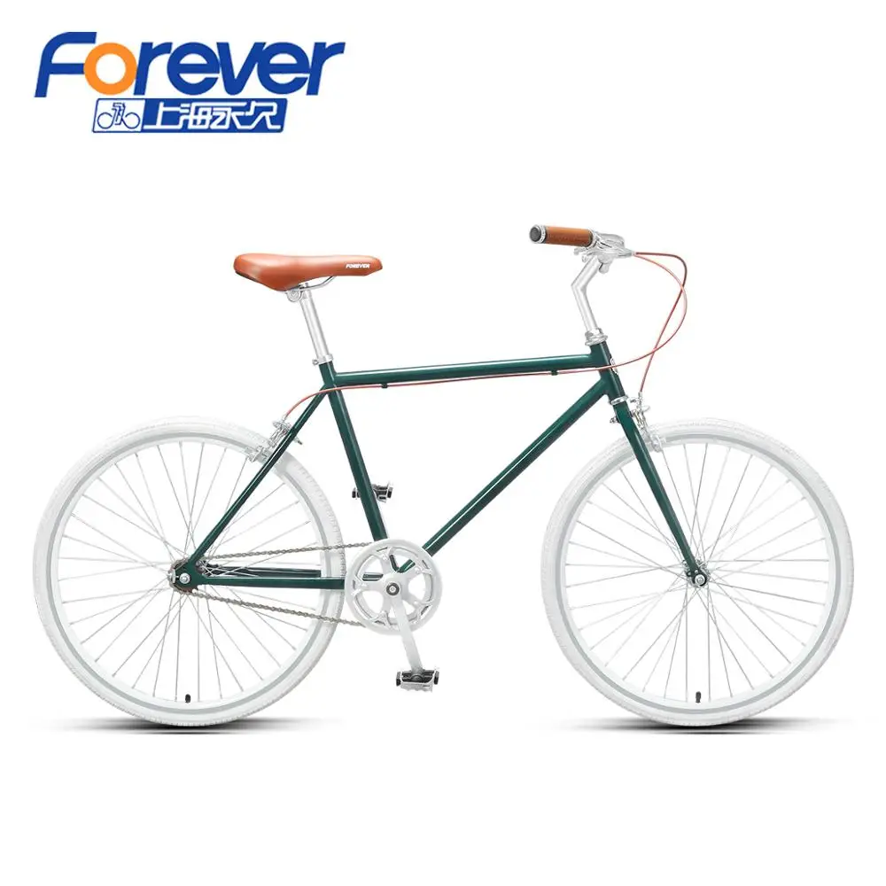
Single Speed 24 Inch High Carbon Steel Frame Bicycle Y248003 Adult City Bike Bicycle Ride On Car Cycling Bicicleta 