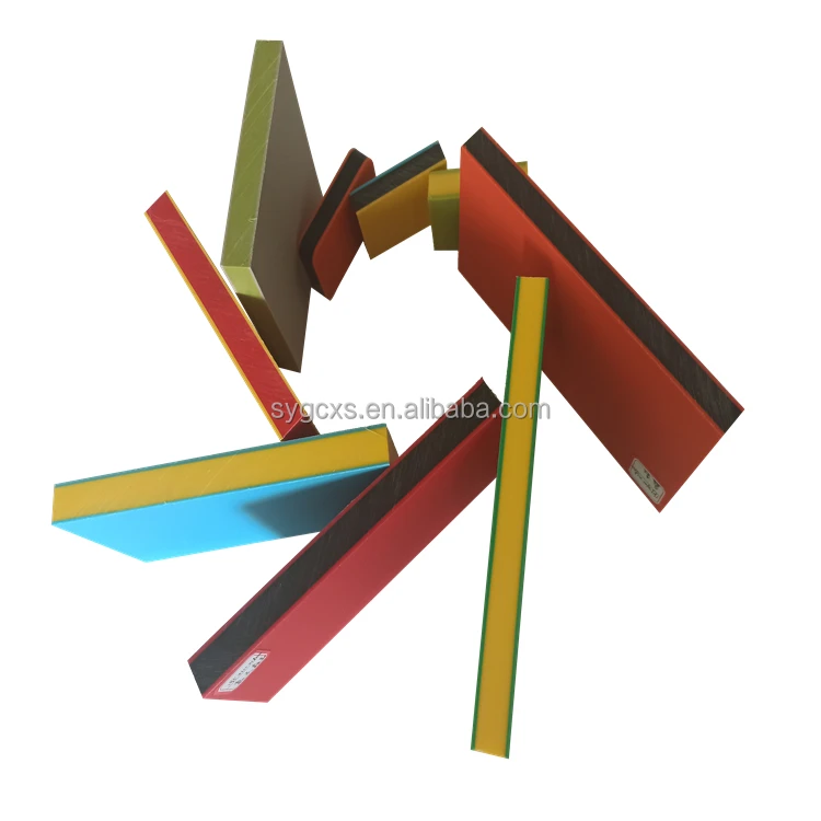 Sandwich color 3 layers HDPE sheet HDPE sandwich board HDPE sheets sandwich