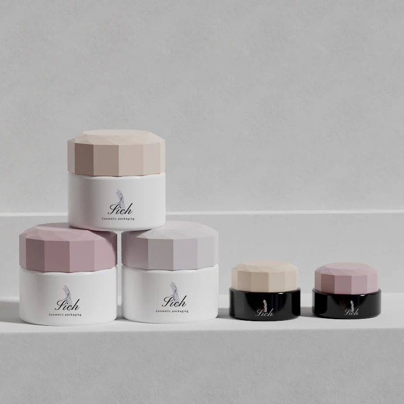 3g 5g 30g Mini Plastic Cream Jar Cosmetic Skin Care Packaging Gel Nail Jar With Lid