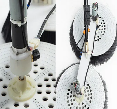 Двойные щетки для очистки солнечных панелей оборудование очиститель фотоэлектрических с телескопическим