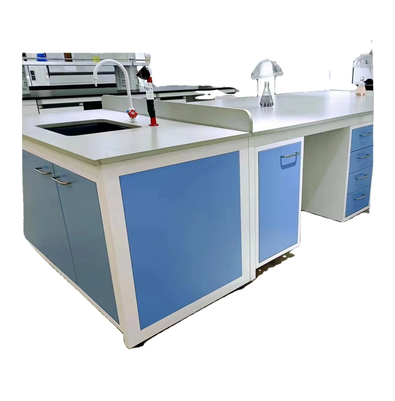 School Lab Laboratory Furniture and Science Work Laboratory Benches Tables Modern Poly Bag + Carton 3 Years School Sink ISO9001