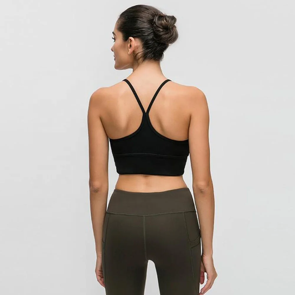 
High Quality Fitness Yoga Wear Sport Clothing Two Piece Seamless Sports Bra 