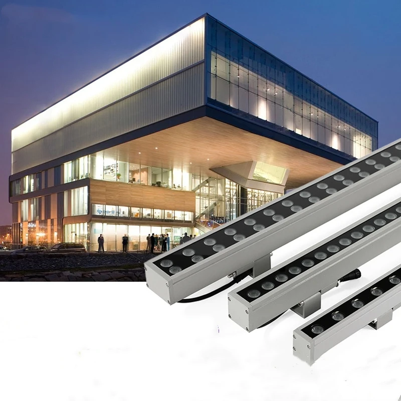 New Design Adjustable 36W Rgbw Linear Facade Light Outdoor Building Lighting RGB Linear LED Wall Washer Lighting