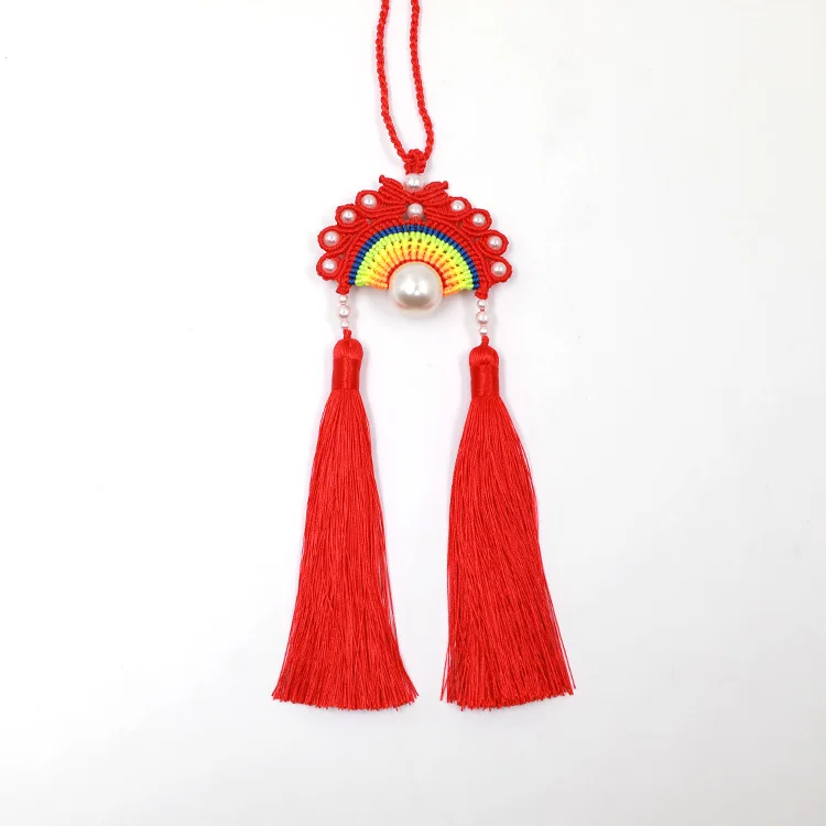 Popular Wholesale Fashionable Handmade Polyester Chinese Knot With Tassels