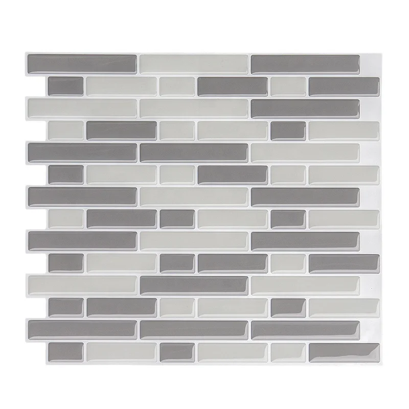 
2021 Factory cheap price wholesale bathroom mosaic art self adhesive stick on wall tiles 