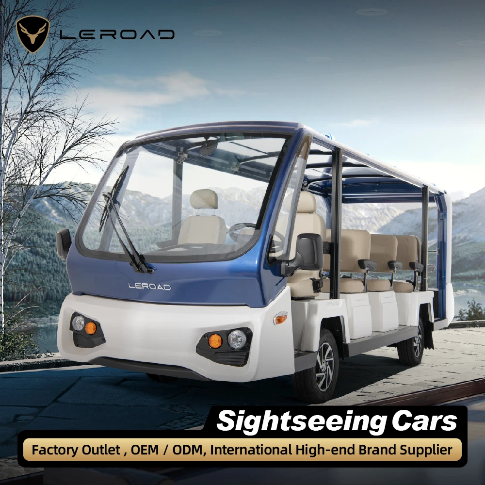 LEROAD экскурсионный автомобиль 14 мест электрический Новый энергетический литиевый аккумулятор живописной местности автобус микроавтобус
