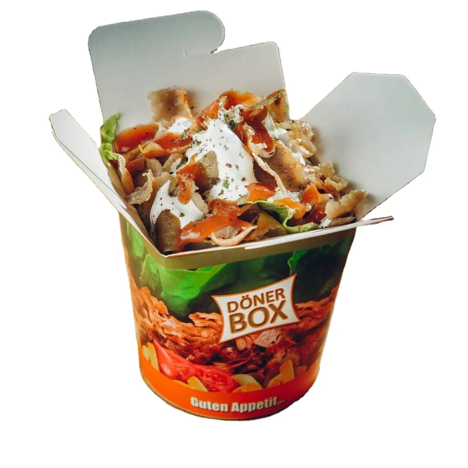 Food Box High flexography Quality Food Grade White Cardboard Paper Box Compostable Paper