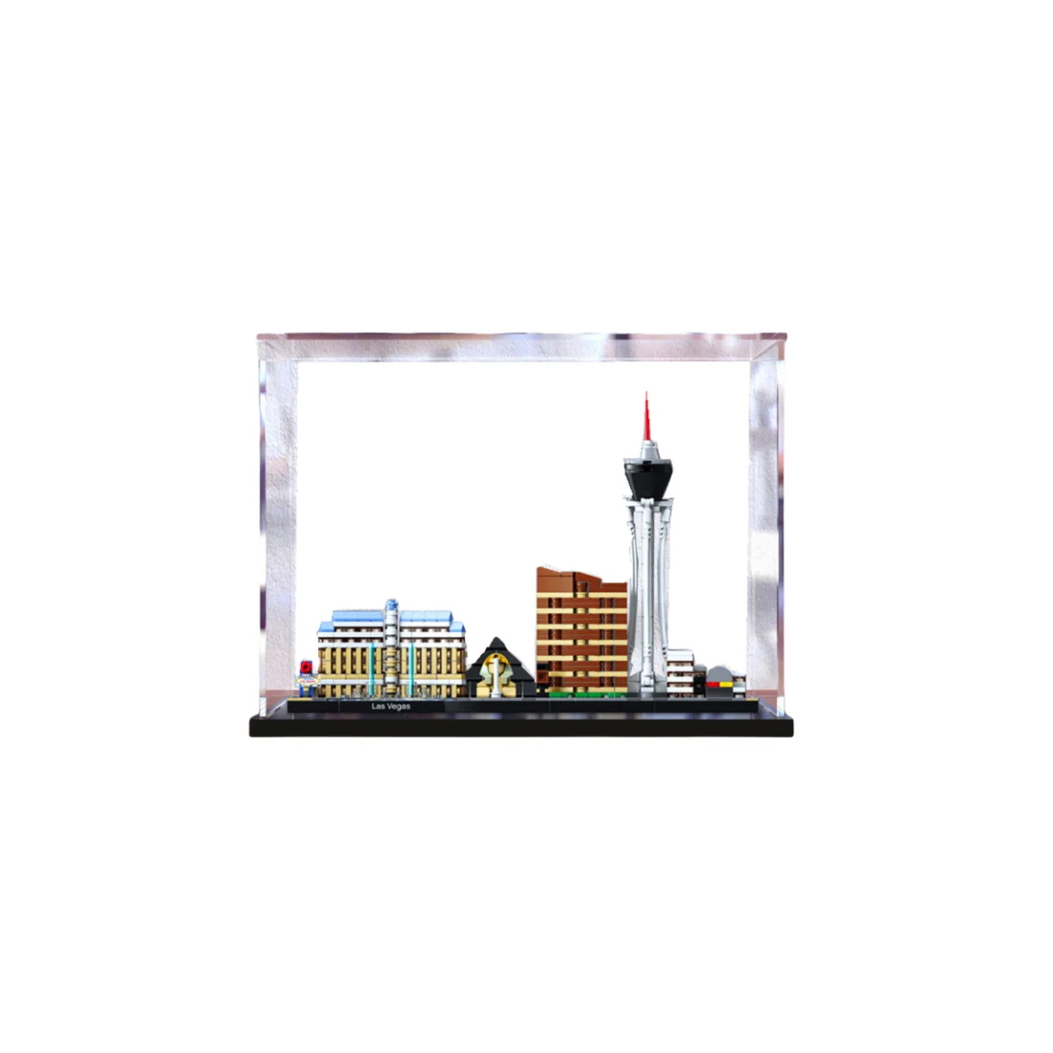 Clear Self-Assembly Acrylic Display Case Transparent Dust Proof Protection Showcase for Boy Figurine Toys Collectibles