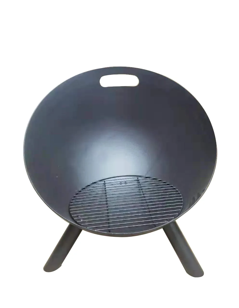 New design outdoor 60cm deep bowl wood burning ball shape fire bowl