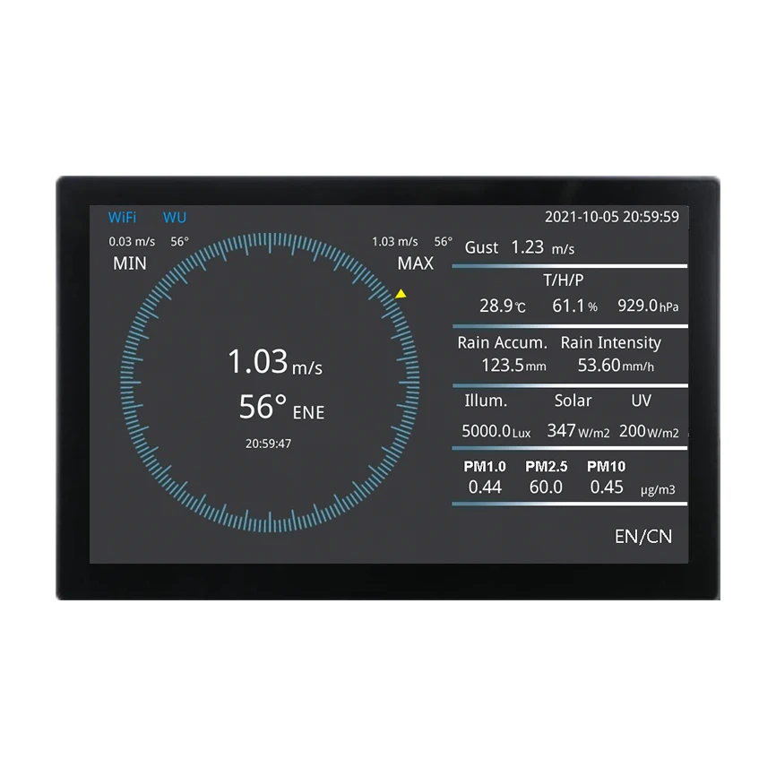 Метеостанция дисплей регистратор данных платформа системы сбора данных удаленный мониторинг регистрации данных Передача данных Поддержка SD карты