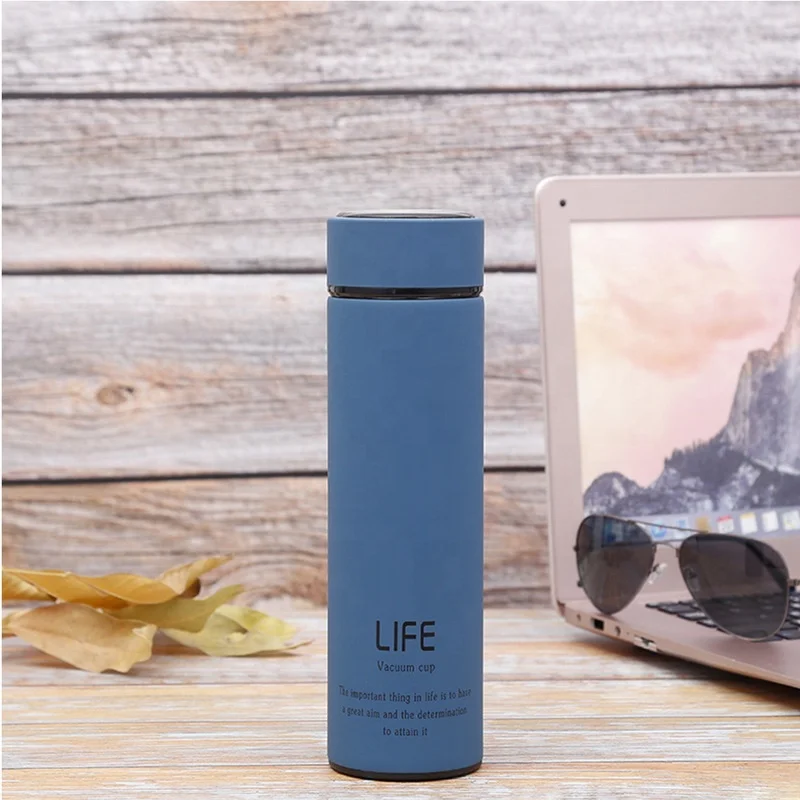 Stainless Steel Thermos Cups Insulated Tumbler Thermocup With Strainer Vacuum Flask Coffee Mugs Travel Bottle Mug 350/400/500ML