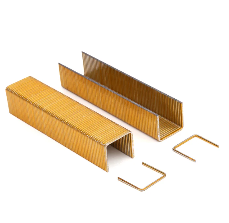 16 Gauge  P 50 height brad nails size series U type staples  1-inch Crown   for wood plated furniture