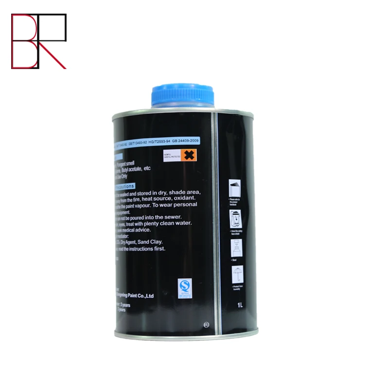 
High Quality Car Refinish Paint 1k/2k Car Paint Hardener And Thinner Lacquer Thinner For Paint 