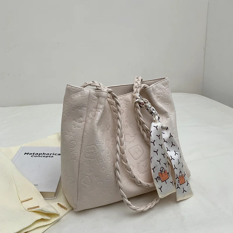 New design embossed shining fashion luxury designers premium leather handbag