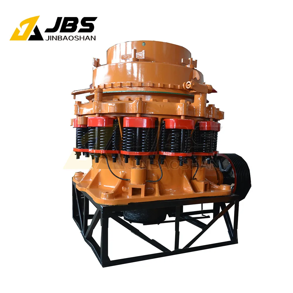 Symons Spring cone crusher in mobile and fixed crushing and screening plant rock stone crusher