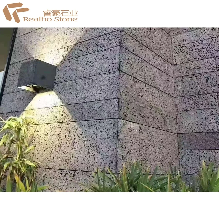 Black Volcanic Basalt Tile For Cladding