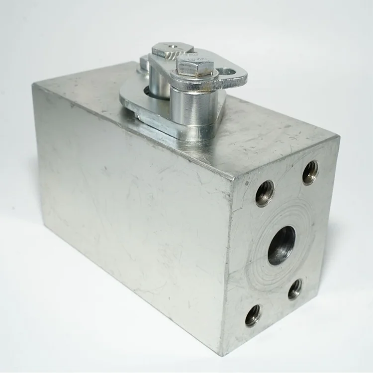 Factory Direct Ball Valve High Pressure Hydraulic Ball Valve for Komatsu 20T Excavator Stop Valve