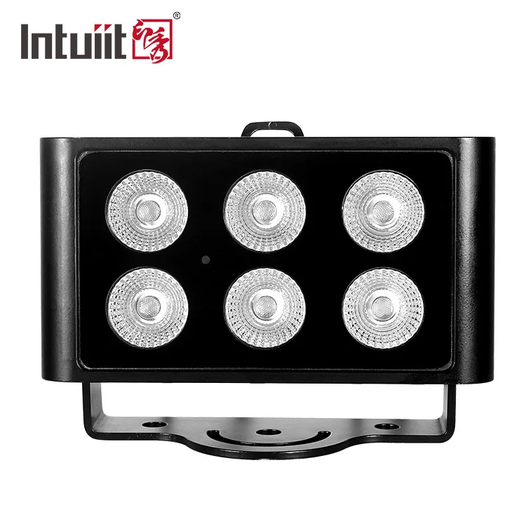 Waterpoof ip65 flood lamp landscape spotlight garden RGBW 30W multi color led floodlight fixture square projectors