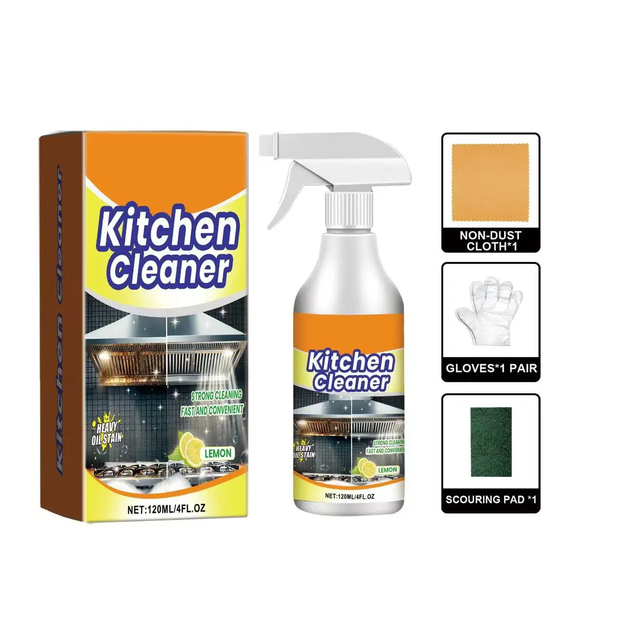 2024 Neutral Customizable LOGO Expert Kitchen Oil Stain Cleaner Drainage Pipe Cleaner Superior in Removing Grease & Stains