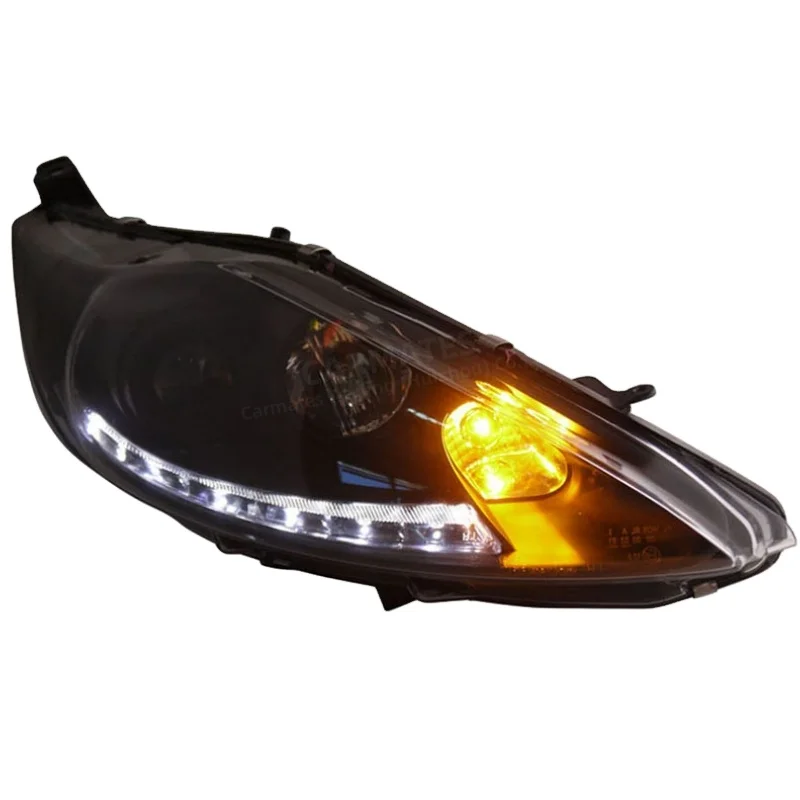 CARMATES Hot Selling Headlight Assembly LED DRL Front Lamps Turn Signal Head Light For Ford Fiesta 2008 2009 2010 2011 2012