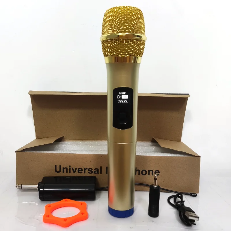 Лидер продаж высококачественный микрофон для динамика универсальный беспроводной U-образный UHF VHF оптовая