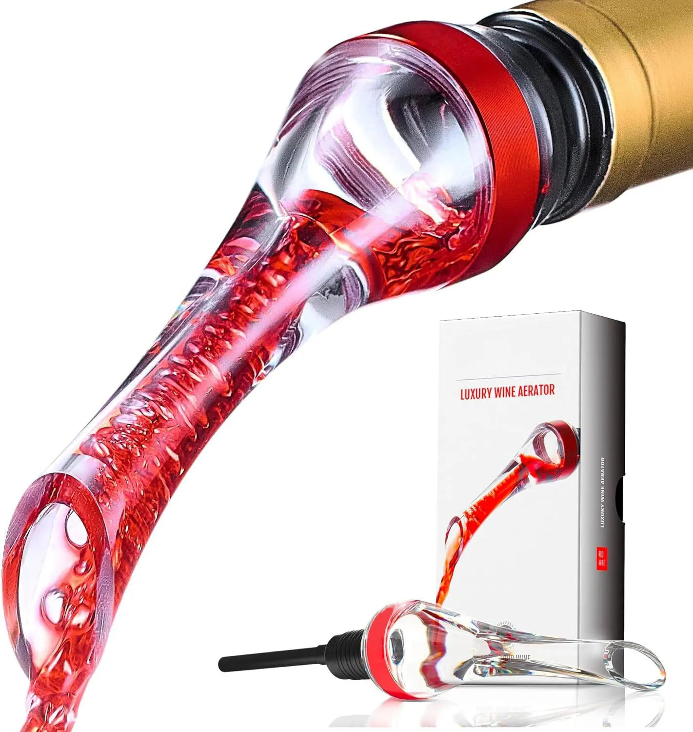 Hot Sale Portable Mini Luxury Air Aerator Wine Aerator Pourer