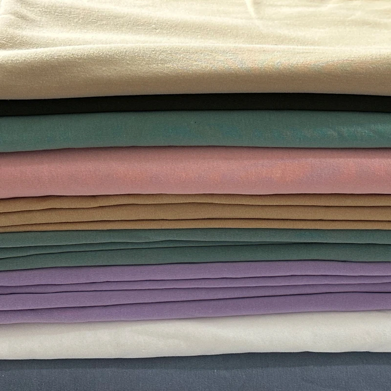 Factory Directly Customizable 250GSM CVC 100% Polyester Cotton Terry Fabric for Hoodies Sweat and Coat