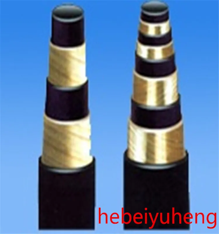 3/8 inch DIN 2SN/SAE R2 High Pressure Hydraulic Rubber Hose