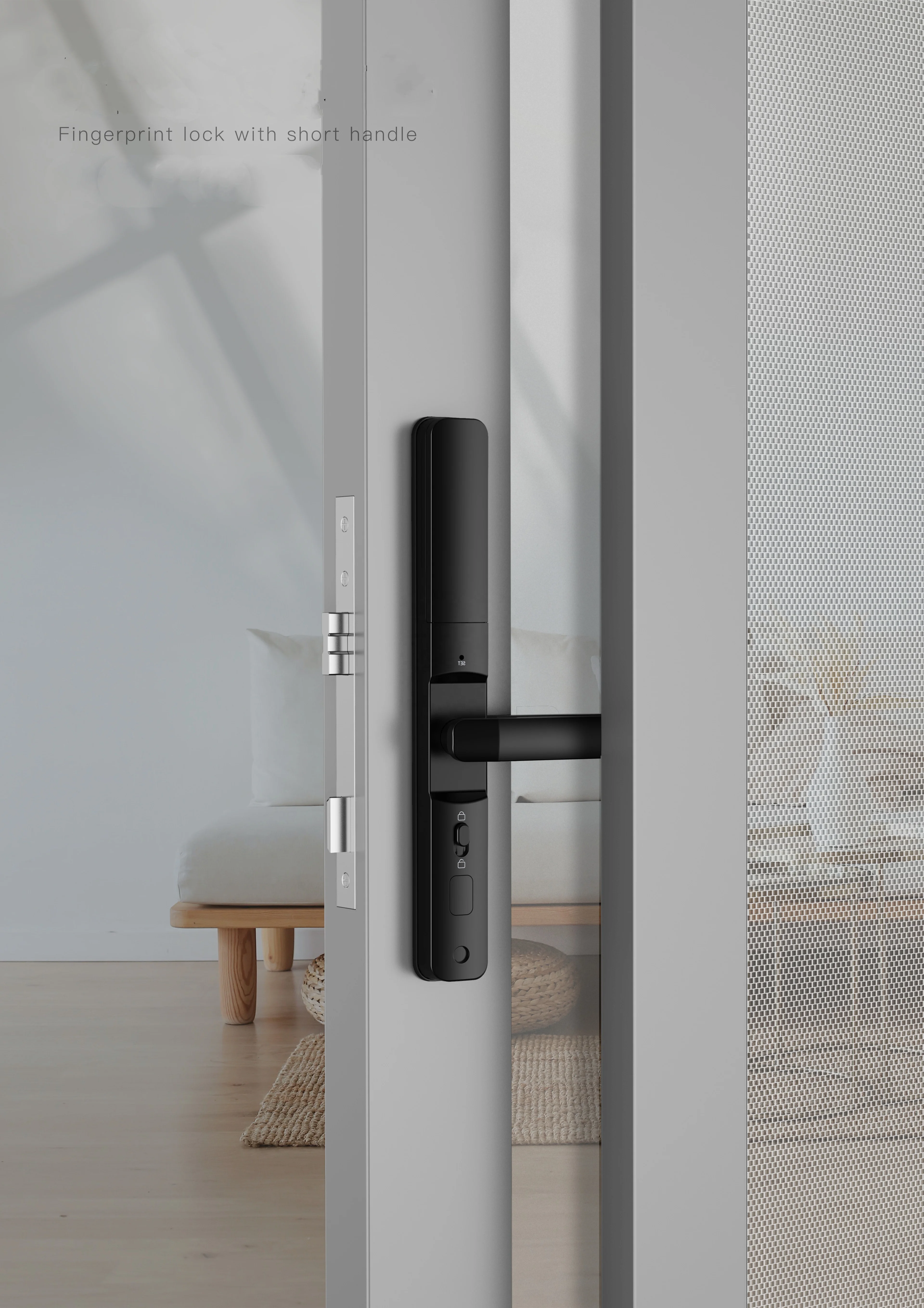 cerradura biometrica patio digital aluminum sliding door lock with tt lock app
